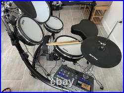 NUX DM-8 Electronic Drum Kit with Module, Kick Pedal, Throne, Sticks USB/MIDI