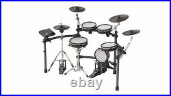 NUX DM-8 Electronic Drum Kit with Module, Kick Pedal, Throne, Sticks USB/MIDI