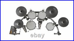NUX DM-8 Electronic Drum Kit with Module, Kick Pedal, Throne, Sticks USB/MIDI