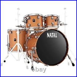 Natal Cafe Racer US Fusion 22 4-Piece Shell Pack with22 Bass C Sparkle Refurb
