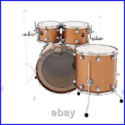 Natal Cafe Racer US Fusion 22 4-Piece Shell Pack with22 Bass C Sparkle Refurb