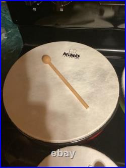 Nino Percussion 4-Piece Hand Drum Set NINOSET6 Brand New Frame Drums