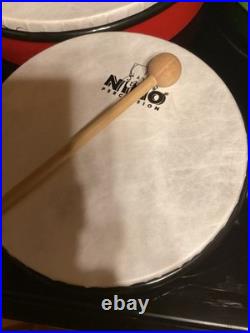 Nino Percussion 4-Piece Hand Drum Set NINOSET6 Brand New Frame Drums