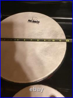Nino Percussion 4-Piece Hand Drum Set NINOSET6 Brand New Frame Drums