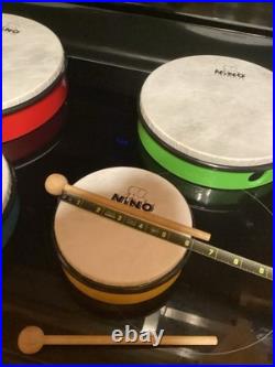 Nino Percussion 4-Piece Hand Drum Set NINOSET6 Brand New Frame Drums