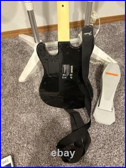Nintendo Wii Rock Band Drum Set Wireless Bundle With GUITAR Drum Sticks Foot pedal