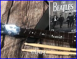 Nintendo Wii Wii-U Beatles Rock Band BUNDLE Drum Set guitar hero