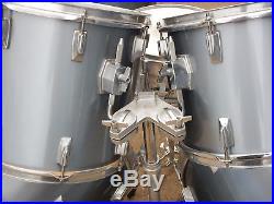 OLDER TAMA JAPAN IMPERIALSTAR DOUBLE BASS DRUM SET With SNARE CYMBAL STANDS ROUGH