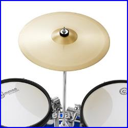 OPEN BOX 5-Piece Beginner Junior Drum Set with Stool & Stands Blue