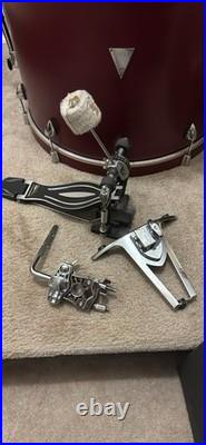 Orange County Acoustic Drum Kit Cherry Wood with Bass Drum Pedal & Accessories