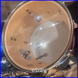OrbiTone OXE 5-Piece Drum Set Blue Bass Drum Snare 2 Rack Toms Floor Tom