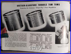 Original Gretsch Drums & Accessories Catalog 1941 C-82 B4-70 Original Gretsch Drums & Accessories Catalog 1941 C-82 B4-70
