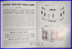 Original Gretsch Drums & Accessories Catalog 1941 C-82 B4-70 Original Gretsch Drums & Accessories Catalog 1941 C-82 B4-70