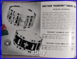Original Gretsch Drums & Accessories Catalog 1941 C-82 B4-70 Original Gretsch Drums & Accessories Catalog 1941 C-82 B4-70