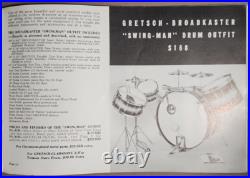 Original Gretsch Drums & Accessories Catalog 1941 C-82 B4-70 Original Gretsch Drums & Accessories Catalog 1941 C-82 B4-70