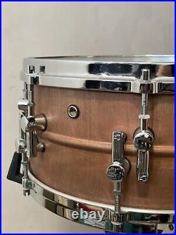 Oriollo Drums Copper Seamless-Spun 6.5x14 Barak Model Snare Drum