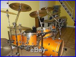 PDP 6 pc. Maple Drum Set with Cymbals, Rack and Throne