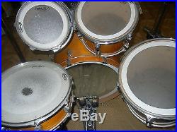 PDP 6 pc. Maple Drum Set with Cymbals, Rack and Throne