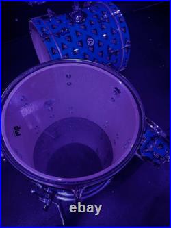 PDP Aquabats Action Drums 4-Piece Shell Pack Cyan 2023 Cyan Blue