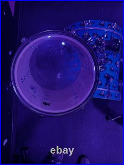 PDP Aquabats Action Drums 4-Piece Shell Pack Cyan 2023 Cyan Blue