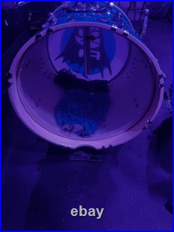 PDP Aquabats Action Drums 4-Piece Shell Pack Cyan 2023 Cyan Blue