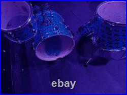 PDP Aquabats Action Drums 4-Piece Shell Pack Cyan 2023 Cyan Blue
