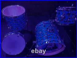 PDP Aquabats Action Drums 4-Piece Shell Pack Cyan 2023 Cyan Blue