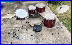 PDP Center Stage 5-Piece Junior Drum Set Complete with 2 Cymbals and a Stool