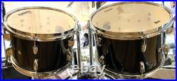 PDP CenterStage Gloss Black Sparkle Finish 4-Piece Shell Pack Acoustic Drum Kit