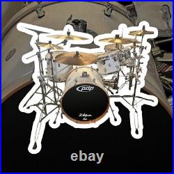 PDP Concept Maple Shell Pack 7-Piece Pearlescent White