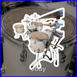 PDP Concept Maple Shell Pack 7-Piece Pearlescent White