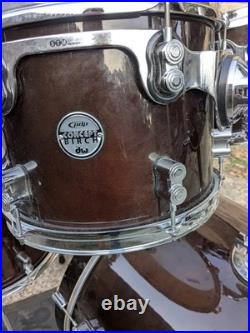 PDP Drums by DW Drums Concept Birch 5-Piece Drums Set Walnut Lacquer Finish