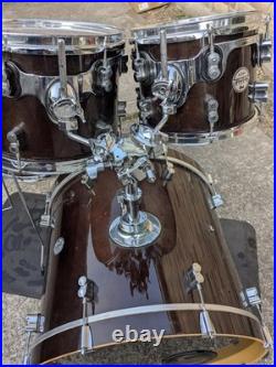 PDP Drums by DW Drums Concept Birch 5-Piece Drums Set Walnut Lacquer Finish