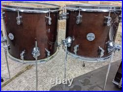 PDP Drums by DW Drums Concept Birch 5-Piece Drums Set Walnut Lacquer Finish