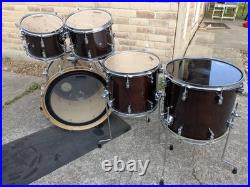 PDP Drums by DW Drums Concept Birch 5-Piece Drums Set Walnut Lacquer Finish
