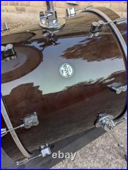 PDP Drums by DW Drums Concept Birch 5-Piece Drums Set Walnut Lacquer Finish