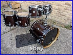 PDP Drums by DW Drums Concept Birch 5-Piece Drums Set Walnut Lacquer Finish PDP Drums by DW Drums Concept Birch 5-Piece Drums Set Walnut Lacquer Finish