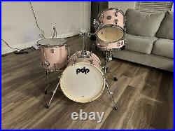 PDP New Yorker 4-piece Shell Pack Pale Rose Sparkle