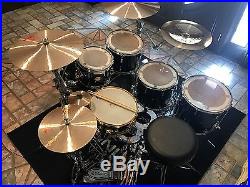 PDP Platinum Series 5 Piece Cymbals Drum Set DW9000 Hardware Used Drum Workshop