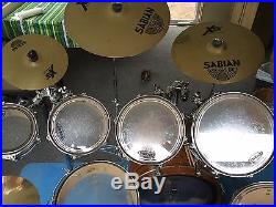PDP X7 7piece maple drum set withCymbals and Hardware