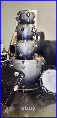 PDP X7 All Maple Drum Set Shell Pack + Zildjian Cymbals + Meinl BassBoX