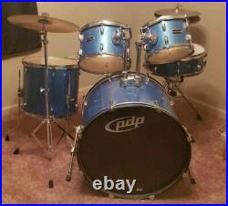 PDP by DW Encore Complete 5-Piece Drum Set Azure Blue
