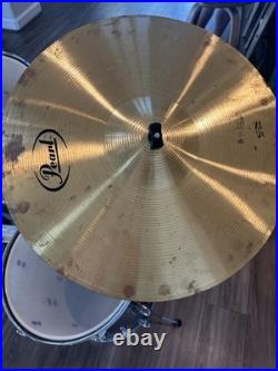 PEARL FORUM SERIES DRUMS SET Chrome Toms Hihat Crash Ride Cymbal HOUSTON PICKUP