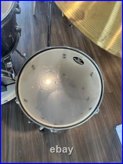 PEARL FORUM SERIES DRUMS SET Chrome Toms Hihat Crash Ride Cymbal HOUSTON PICKUP