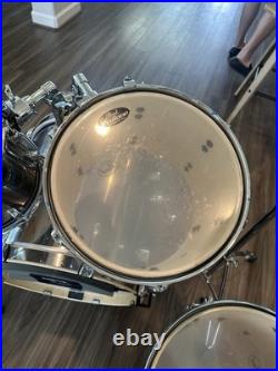 PEARL FORUM SERIES DRUMS SET Chrome Toms Hihat Crash Ride Cymbal HOUSTON PICKUP