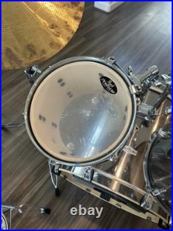 PEARL FORUM SERIES DRUMS SET Chrome Toms Hihat Crash Ride Cymbal HOUSTON PICKUP