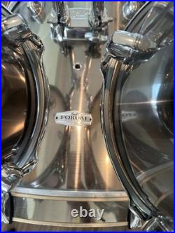PEARL FORUM SERIES DRUMS SET Chrome Toms Hihat Crash Ride Cymbal HOUSTON PICKUP