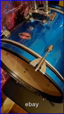 PULSE JR, Metallic Cobalt Blue Wrap. 16 B. D, 13 F. T, 8, 10 Rack toms