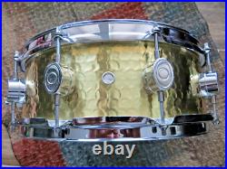 Pacfic PDP SX Series 14x5 Hammerd Brass Snare Drum (NICE)