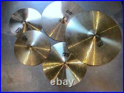 Paiste Giant Beat Cymbal Set 15 hi hat 20 24 inch cymbals + 18 crash